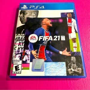 FIFA 21 for PS4 - Soccer Video Game Play Station Mbappe Messi